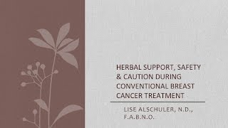 Herbal Safety and Considerations During Breast Cancer Treatments