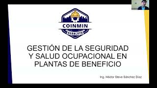 GESTION DE LA SEGURIDAD Y SALUD EN EL TRABAJO EN PLANTAS DE BENEFICIO-COINMIN