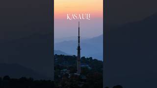 Best Sunset view in Kasauli 😍  #kasauli #himachalpradesh