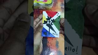 Beautiful colourful painting 🎨 trick gone wrong ✖️ #creativitywithaera #art #shortvideo #painting