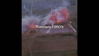 Vietnam War Airstrike  Low Aerial Napalm and White Phosphorus Bombing #shorts