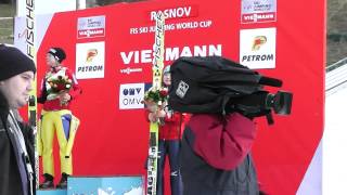 Ceremony - Ladies  Ski Jumping World Cup - Rasnov 2014