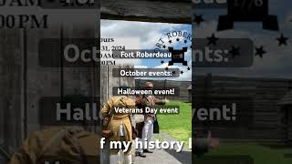 Historic Fort Roberdeau October events! #history #historical