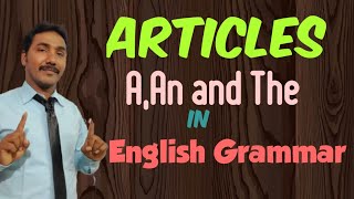 Articles (A,An and The) in English Grammar