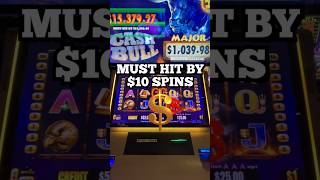 $10 Spins and landed FREE GAMES on Cash Bulls! #slots #shorts #youtubeshorts