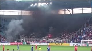 Pyro & Platzsturm - Magdeburg vs. Frankfurt (1.FC Magdeburg - Eintracht Frankfurt 21.08.16)