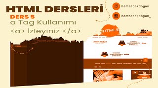 #HTML a Tag Kullanımı - HTML Link Verme - #DERS 5