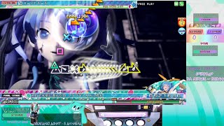 | ARCADE CABINET| EXTREAM 9☆ GREAT 92.88% | Ghost Rule |Project DIVA Arcade FT|