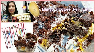 HOW TO MAKE MANGO FUDGEE BARR CAKE (No Oven) | Kyle's 12th Birthday | Janice Pallarca