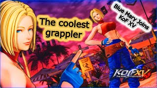 The coolest female Grappler Blue Mary joins The King Of Fighters XV Trailer Reaction