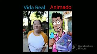 Alfredo Larin El Vendedor Muy Noble ( Vida Real VS Animado ) "Cartoon And Real Life" Parte 6