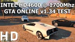 GTA ONLINE TEST | HD4600 @ 1700MHZ