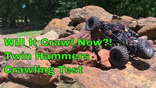 Vaterra Twin Hammers Conquers White Oak Park - Watch Now To See If It Can Crawl!