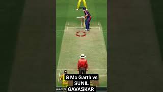 SUNIL GAVASKAR VS G MC GARTH