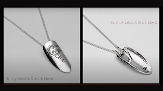 Making of the Kirsty Meakin Silver Nail Pendant