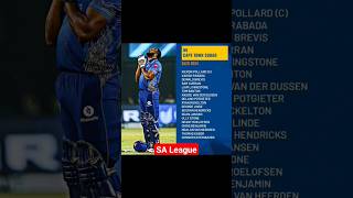 SA20 League Season 2 | All Team Squads 🏏❤  #sa20 #cricket #shortsfeed #viral #trending #squad