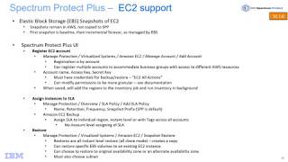 Spectrum Protect Plus 10.1.6 EC2 support - Demo