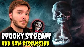 Until Dawn Part 1 - Spooky Livestream -  With Some Drinks and SAW Discussion