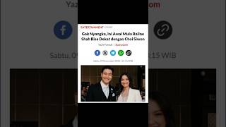 GAK NYANGKA INI AWAL MULA RALINE SHAH BISA DEKAT DENGAN CHOI SIWON #shorts