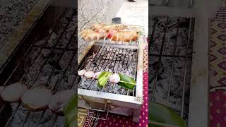 lagi bakar bakar karna cuacanya dingin banget#shorts