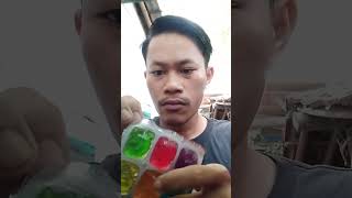 #shorts Makan agar-agar warna-warni #trending #tiktok