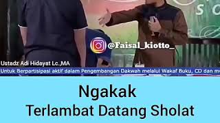 Ngakak terlambat datang sholat takbir dulu atau langsung rukuk, Ustadz Adi Hidayat