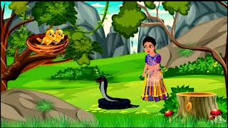 एक गरीब लड़की को मिला सोने का पत्थर || hindi kahani || #animation