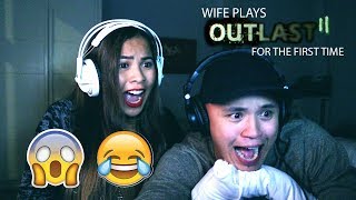 Wife Plays My Super Scary Video Game (Outlast 2) [w/ English Subtitles]