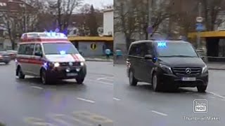 *OLD AMBULANCE + UNMARKED POLICE VAN* / Kiirabi ja politsei alarmsõidul