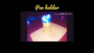 Pen holder #craft #pen_holder