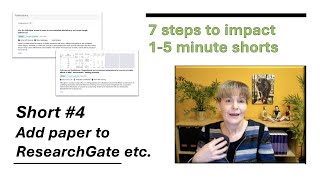 7 steps to impact 4 - Full text paper repositories