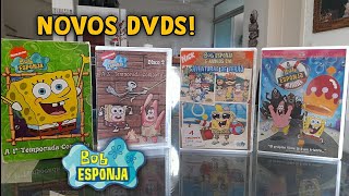 Minha coleção de DVDs do Bob Esponja ( Gravado por Pedro Ribas )