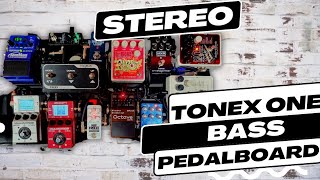 PT 1 "Stereo TONEX ONE Bass Pedalboard Walk-Through: Unlocking Unlimited Tones!”