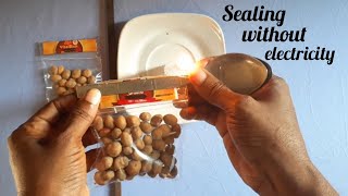 Neat sealing and packaging without electricity