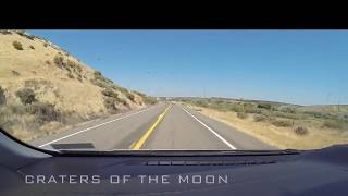 Idaho time lapse road trip with total eclipse