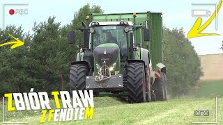 ☆ZBIÓR TRAW Z BYCZKIEM!☆ FENDT W AKCJI!☆ FENDT 936/ KRONE☆