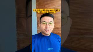 INILAH YANG TERJADI JIKA INVESTASI 10 JUTA DISAHAM ANTAM 5 TAHUN LALU #shorts