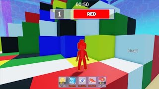 Color hide and seek 🔵 🔴 in Roblox