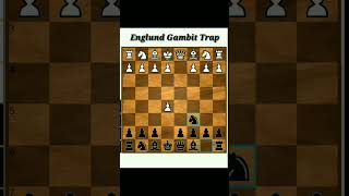 Englund Gambit Trap #chess #kingsacrifice #shorts #trap