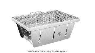 NH20CJ006  Wild Valley SS Folding Grill