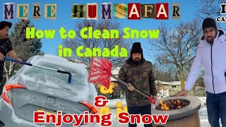 Clean Snow in Canada#toronto  #Snowin Canada#canada#snow Strom#snowfall#Brampton#mississauga#clean