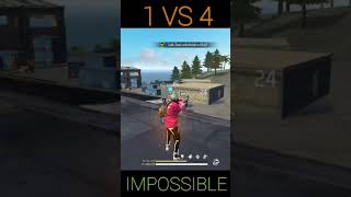 1 Vs 4 IMPOSSIBLE Free Fire B2k Stail Bangladesh lejnd