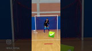 Tip for making a futsal takedown without making mistakes #futsal #goalkeeper #gk