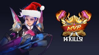 LA MEJOR NAVIDAD USANDO LA NUEVA SKIN DE KIMMY! ❄️🎄 - Mobile Legends