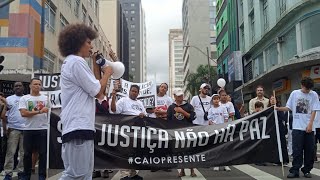 SEM JUSTIÇA NÃO HÁ PAZ!  #CAIOPRESENTE