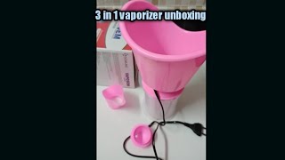 3 in 1 vaporiser unboxing // steam vaporizer