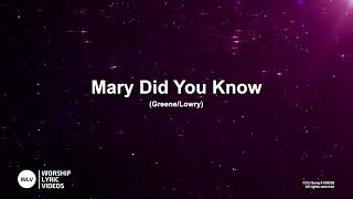 Mary Did You Know