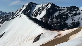 Skiing Sayers Ridge 6/11