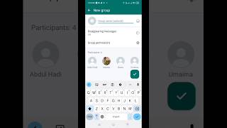 Whatsapp me Group kaise banaein | How to make WhatsApp group| #whatsapp #shortfeed #youtubeshorts