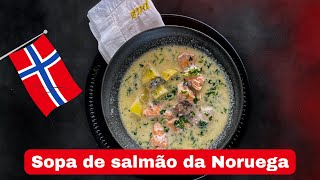 Sopa de Salmão da Noruega - COM RECEITA